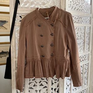 FREE PEOPLE Military Coat L